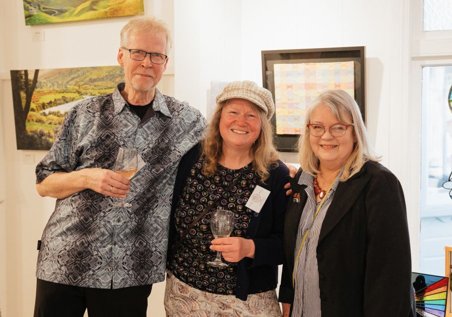 Opening night of the 2025 Lower Hutt Art Trail